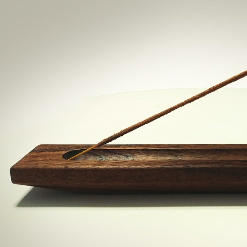 Teak Incense Boat